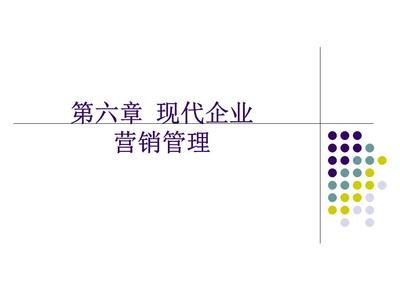 現(xiàn)代企業(yè)管理概論第六章 企業(yè)管理核心要素解析
